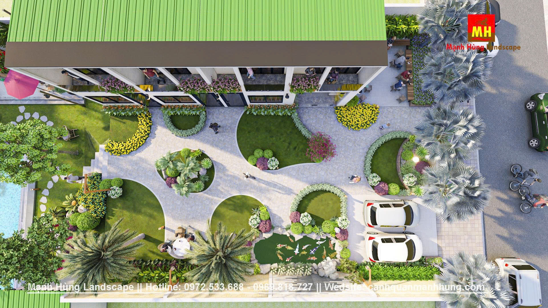 THIẾT KẾ CẢNH QUAN SÂN VƯỜN HOMESTAY - CAFE PHAN THIET 